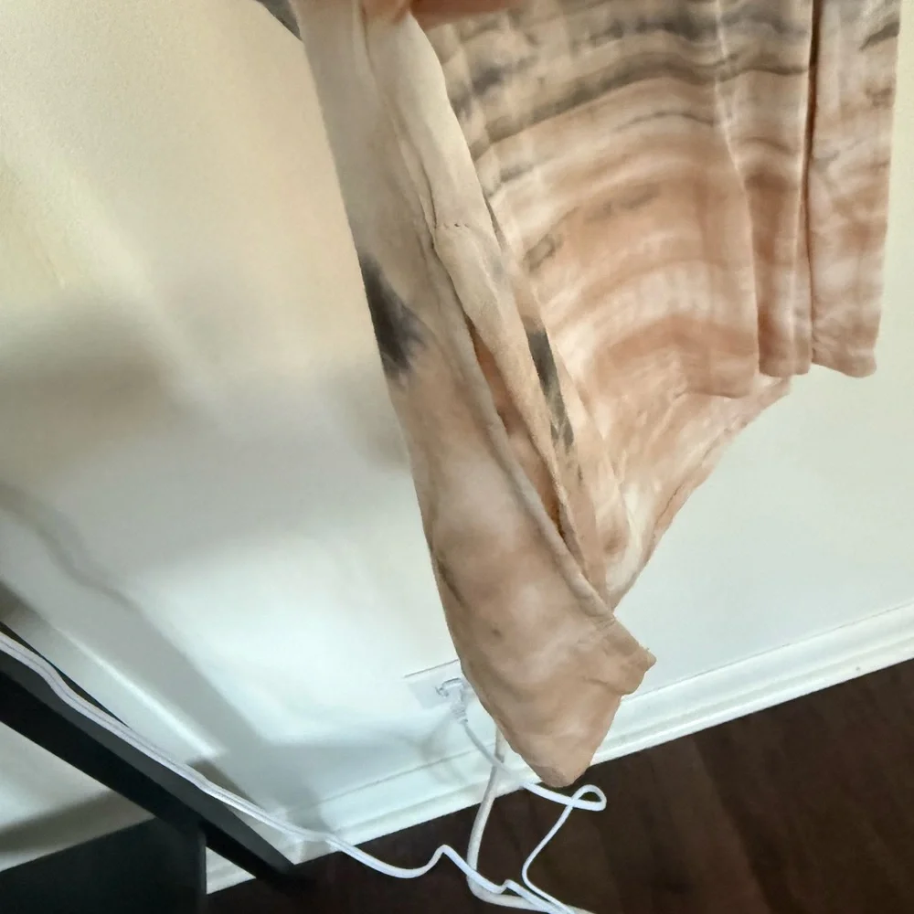 Anthropologie/Dolan Gray and Coral Tie-Dye Long Sleeve Midi Dress - Picture 4 of 6